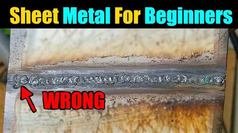 100 co2 welding for 20 gauge sheet metal|how to weld 20 gauge sheet metal.